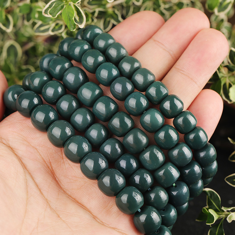 极速阿拉善玛瑙老j型桶珠天然精品红绿灯隔珠顶珠星月金刚菩提文