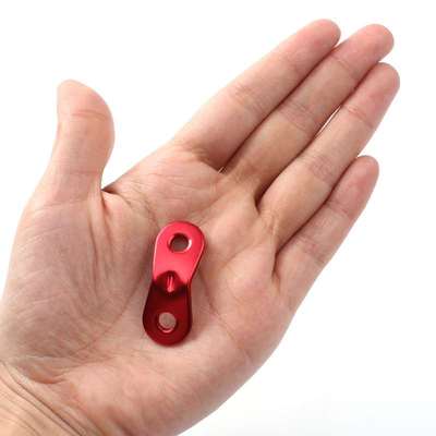 极速户外铝合金帐篷天幕防风绳扣双C眼伞绳长度调节片止滑固定扣1