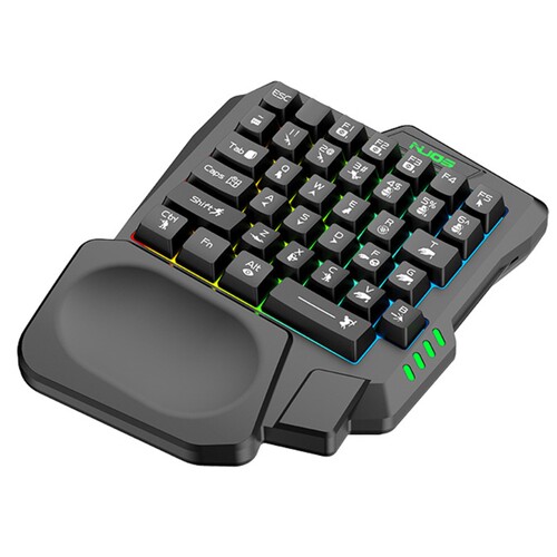 新品Teclado usb com fiot de uma m?o 35 teclas teclado de jo