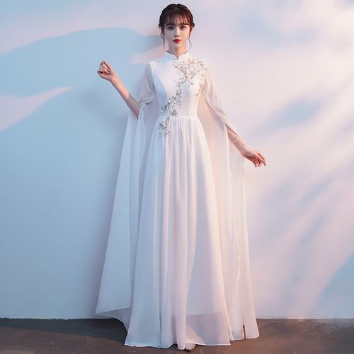 极速合唱演出g服女长裙成人琵琶二胡古筝表演服装舞台学生声乐艺