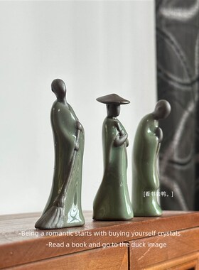 新品无聊了 看看神秘三侠僧紫砂中式微观造景V装饰桌面摆件礼