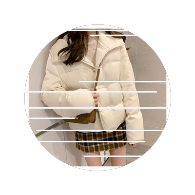 棉服百搭盘扣棉衣短款小个子