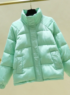 棉袄女潮冬季2025新款女士韩版宽松立领羽绒棉棉服女生面包服