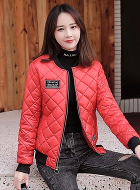 柔软面料】2025轻薄棉衣女短款棒球服棉服女小棉袄学生冬季外套