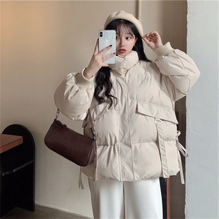棉衣2026冬季韩版加厚大码宽松面包服小个子棉服BF外套棉袄女