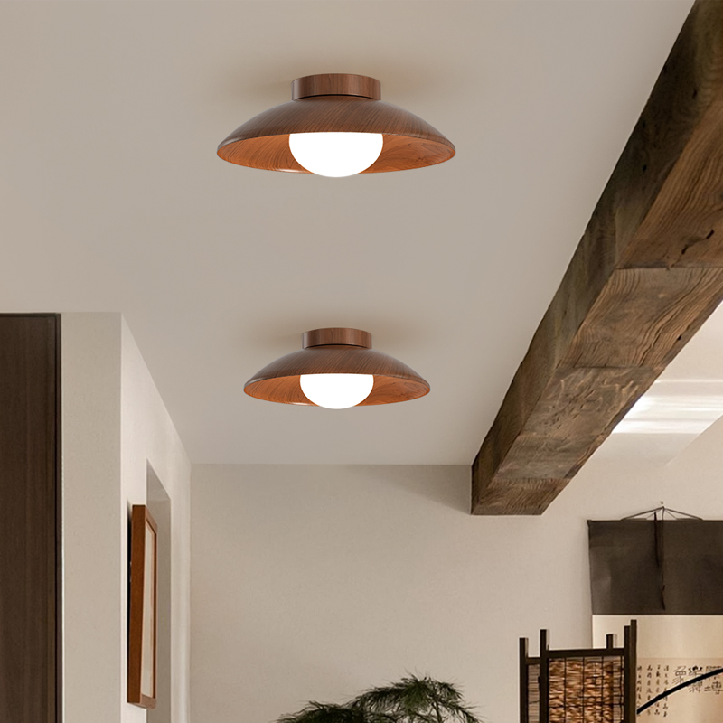 帕莎 过道灯 2025新款中古风入户玄关灯日式复古走廊衣帽间灯具