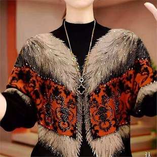 T恤百搭显瘦上a04 秋冬女长袖 芸菲汇服饰甄选店双面绒印花打底衫