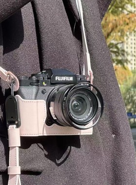 富士XT5真皮保护套XS20相机包XM5XT30一二三代XT50X100Vi皮套肩带