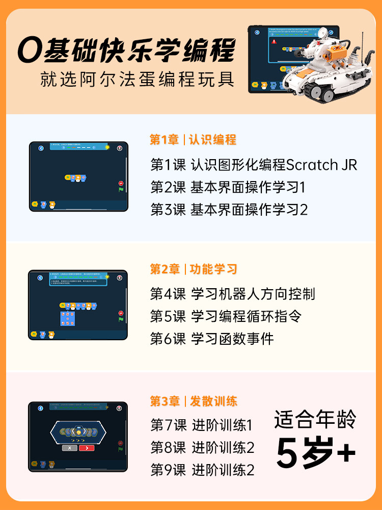 SF] 알파 에그 지능형 프로그래밍 빌딩 블록 로봇 장난감 AI 메카 어린이 생일 선물 선물 GT