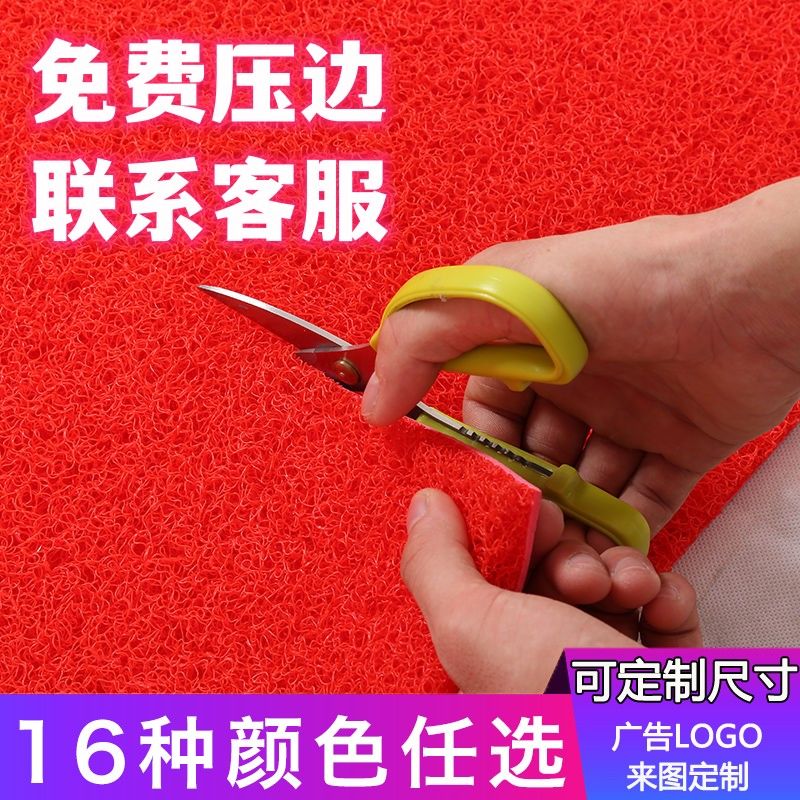 可裁剪塑料丝圈进门地垫