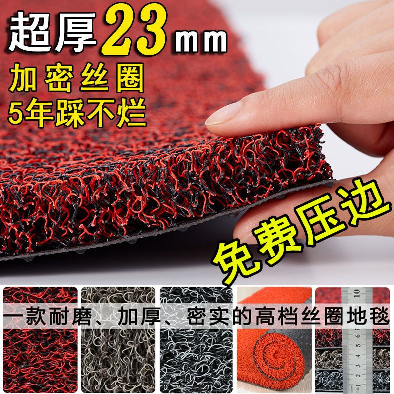 超厚23MM塑料丝圈脚垫家