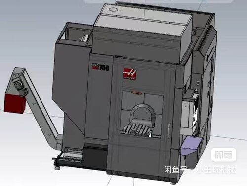 哈斯UMC750-五轴模型3D图 (STP格式)