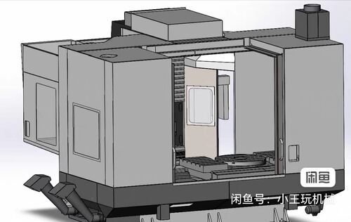 哈斯HAAS EC-1600 卧加机床模型(solidwoks格式)