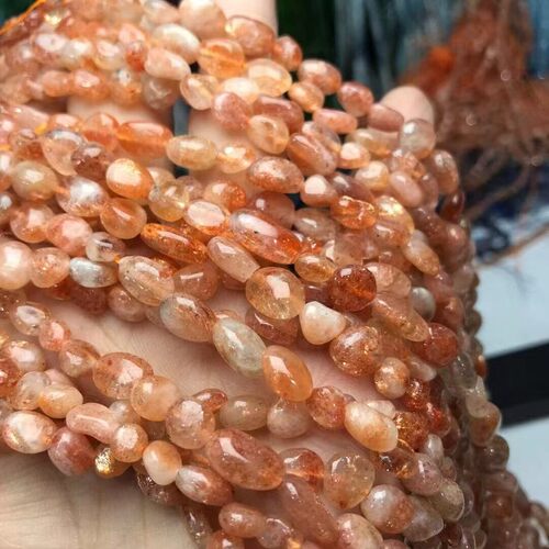 2026名品都水晶 天然金草莓晶随型DIY饰品配件散珠 天然金草莓晶