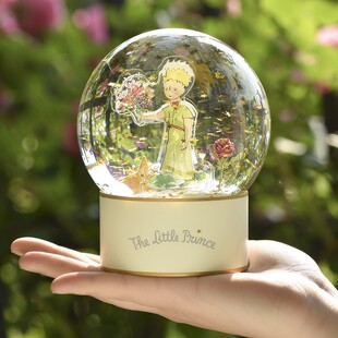 2026小王子水晶球音乐盒摆件周边创意八音盒儿童朋友女孩生日礼物