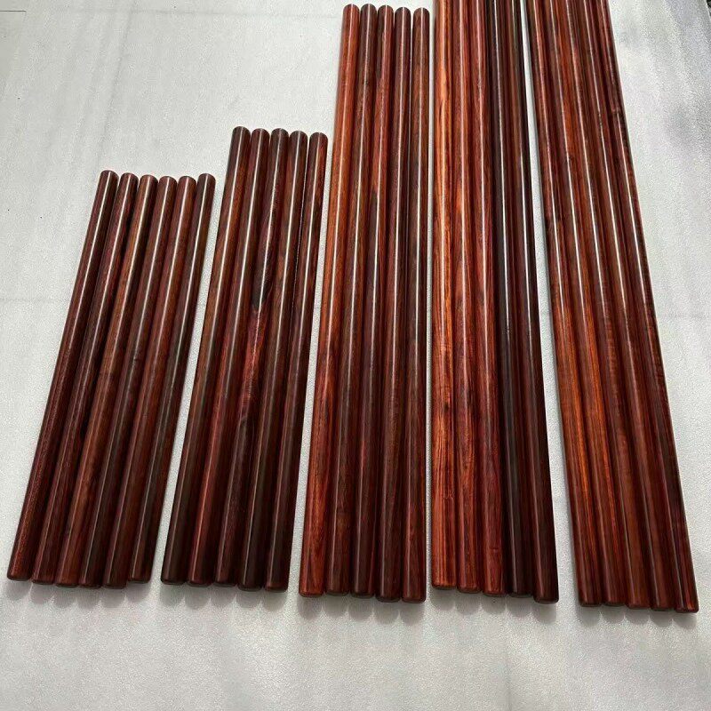 2026小叶实心紫檀原木紫铜老料紫檀木木棒把玩健身武术红木纯天然