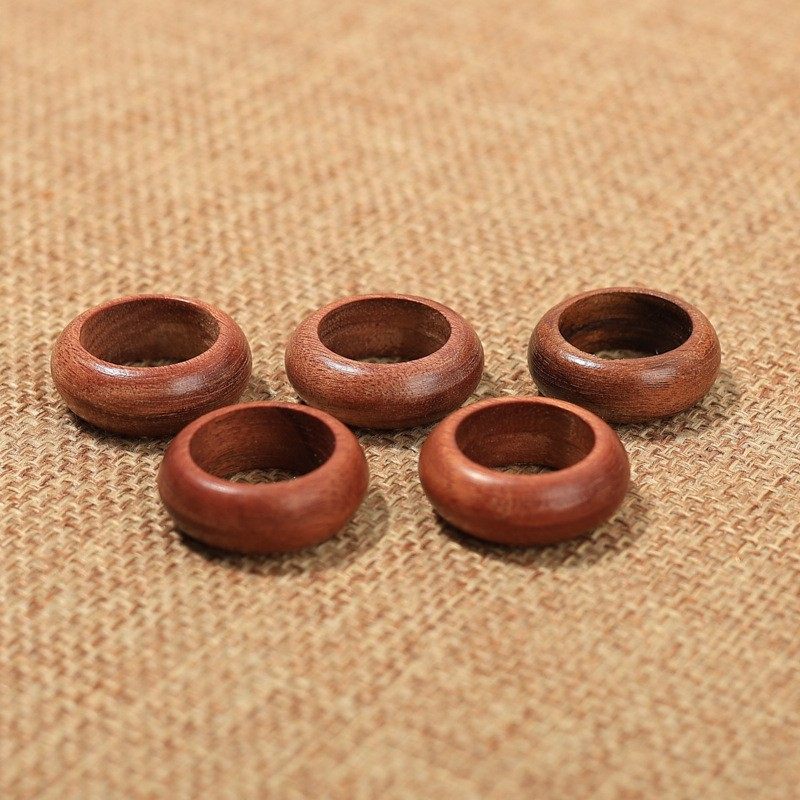 2026水云阁珠宝 檀木跑环跑圈古风文玩手串配件血檀diy佛珠配饰
