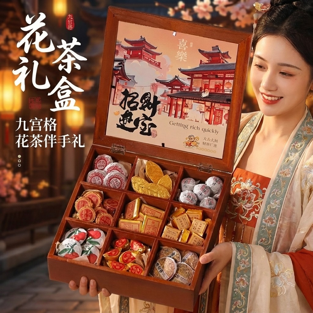 新年礼物生日礼品女生实用长辈员工养生花茶茶叶礼盒新年送礼佳品,节庆用品/礼品,创意礼盒/礼品套组,淘宝优惠券,粉丝福利购,淘宝优惠卷