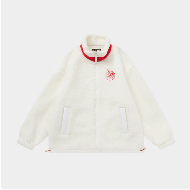 匹克PEAK正品 女子时尚系列 运动 针织 羊羔绒开胸卫衣F6231192