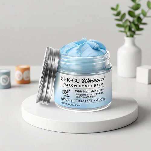 跨境 Copper Peptides GHK-Cu Beef Tallow for Skin 牛脂蜂蜜膏
