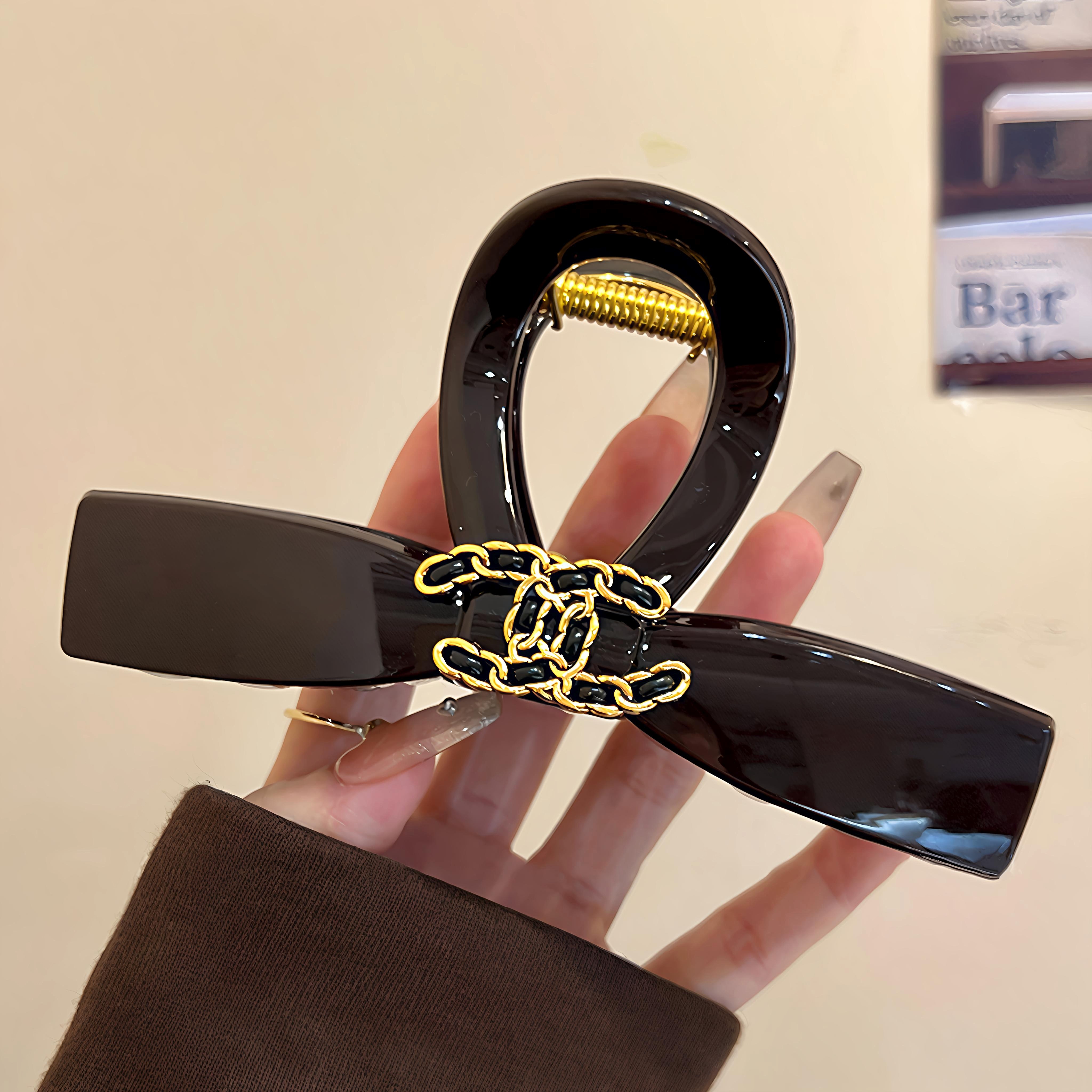 YU法式小众气质高级简约温柔时尚百搭质感轻奢蝴蝶结鲨鱼发夹抓夹,饰品/流行首饰/时尚饰品新,发饰,淘宝优惠券,粉丝福利购,淘宝优惠卷