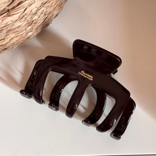 YU韩国果冻粉色系列超大抓发量多抓夹醋酸鲨鱼夹后脑勺盘发夹女