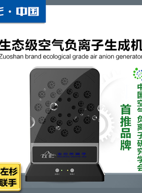 左杉 负氧离子发生器负离子机空气净化器家用