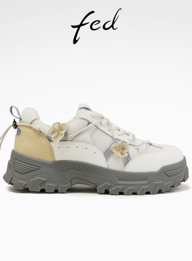 fed网纱运动鞋春季新款女鞋增高谢谢轻便德训鞋女款S0102-ZCA772