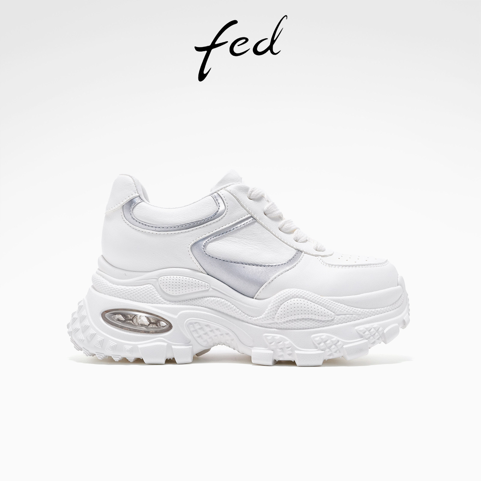 fed时尚厚底增高老爹鞋图片