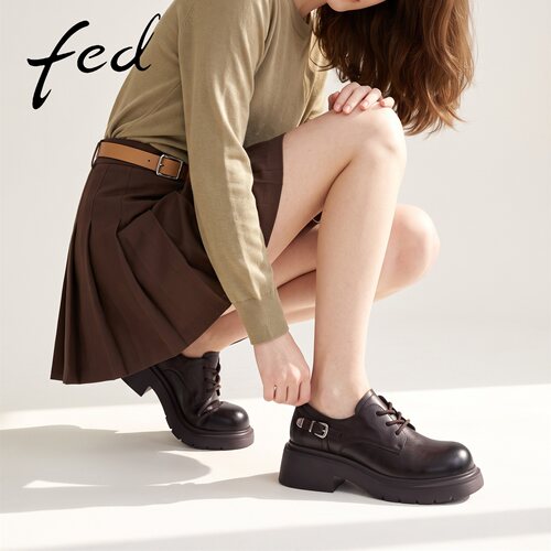 fed乐福鞋女秋季百搭女鞋新款