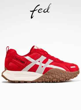 fed红色德训鞋秋季新款女鞋增高厚底鞋时尚阿甘鞋女S0903-ZCA387