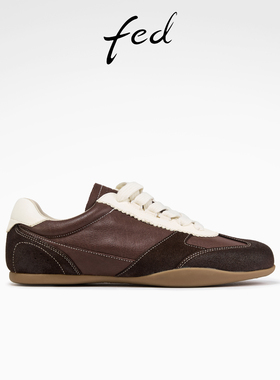 fed软底德训鞋秋季新款女鞋圆头板鞋休闲阿甘鞋女款S0815-ZCA508