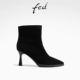 S1104 fed细跟时装 女靴气质瘦瘦靴通勤短靴女款 新款 ZC266 靴女冬季
