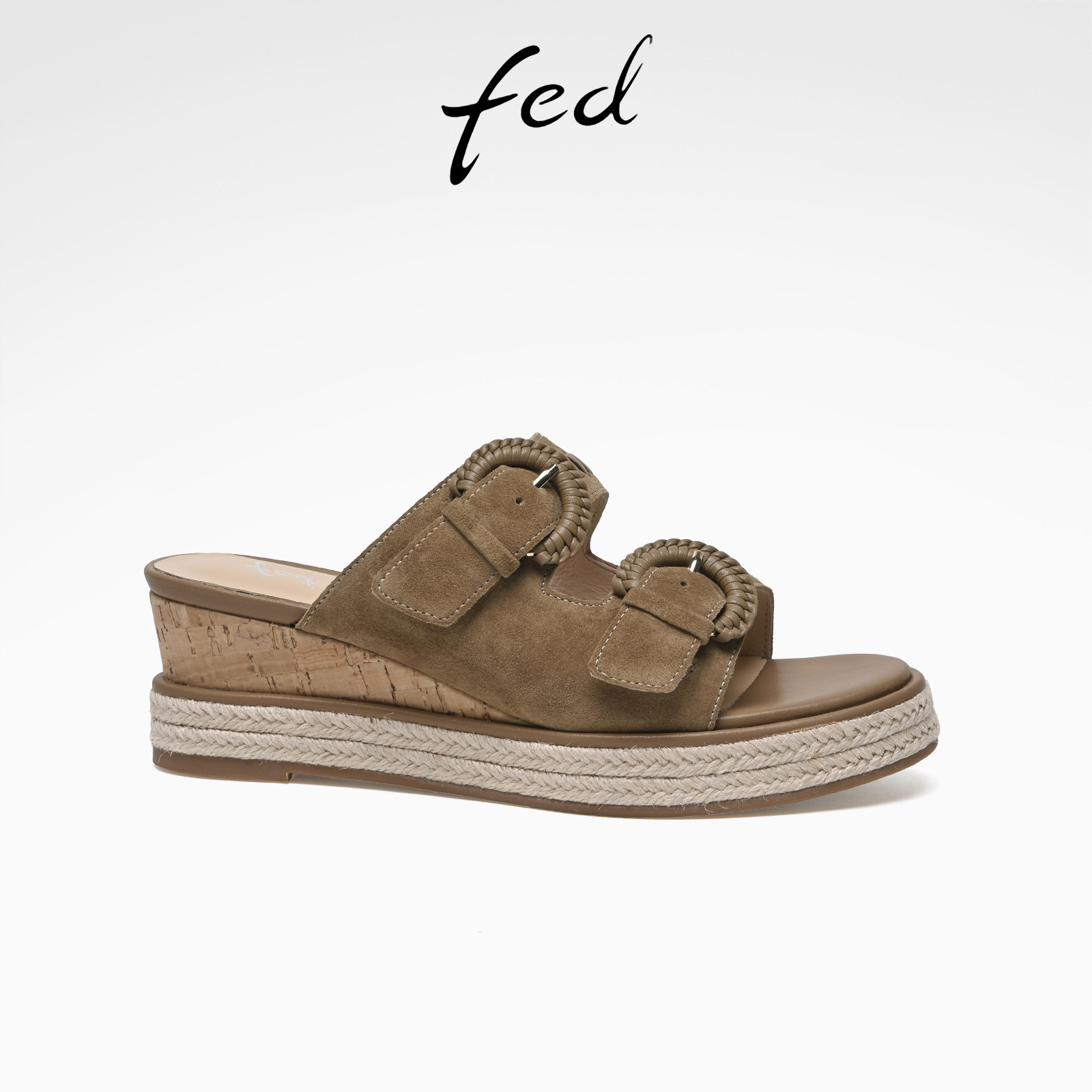 fed时尚一字拖鞋舒适透气