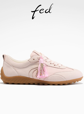 fed素履归途德训鞋春季新款女鞋轻便休闲鞋粉色阿甘鞋女款ZCA055
