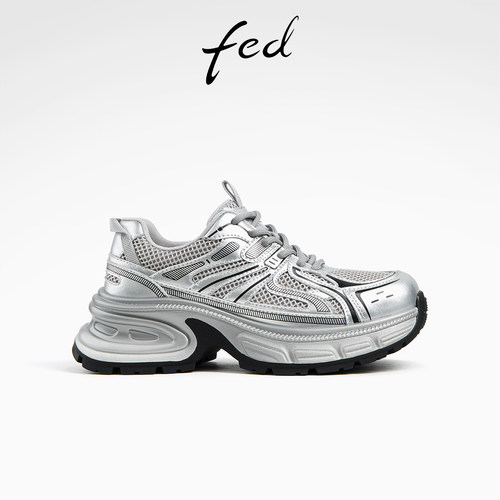 厚底运动休闲鞋女潮网面老爹鞋