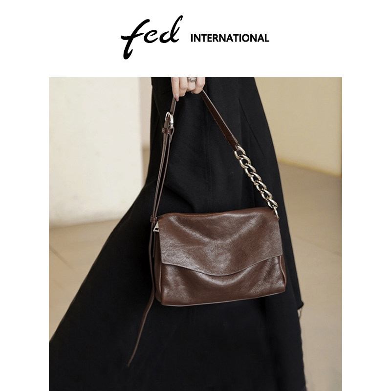 fed植鞣皮头层牛皮女包斜垮单肩波士顿包长期主义雅丹风BFA9121,箱包皮具/热销女包/男包,波士顿包,淘宝优惠券,粉丝福利购,淘宝优惠卷