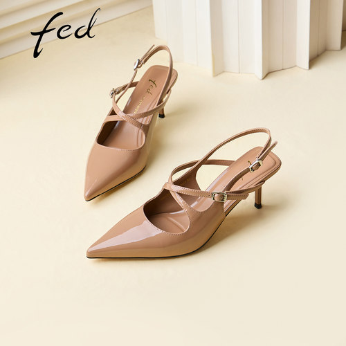 fed配裙子绝美高跟凉鞋女夏季