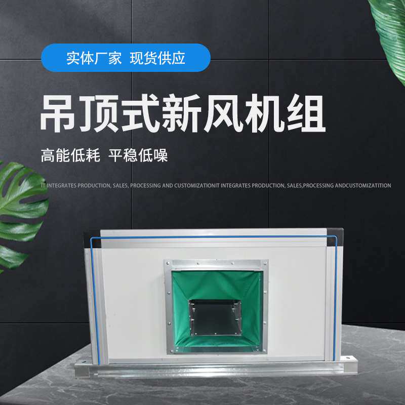 吊顶式新风机组 中央新风系统家用双向流新风机 净化新风换气机