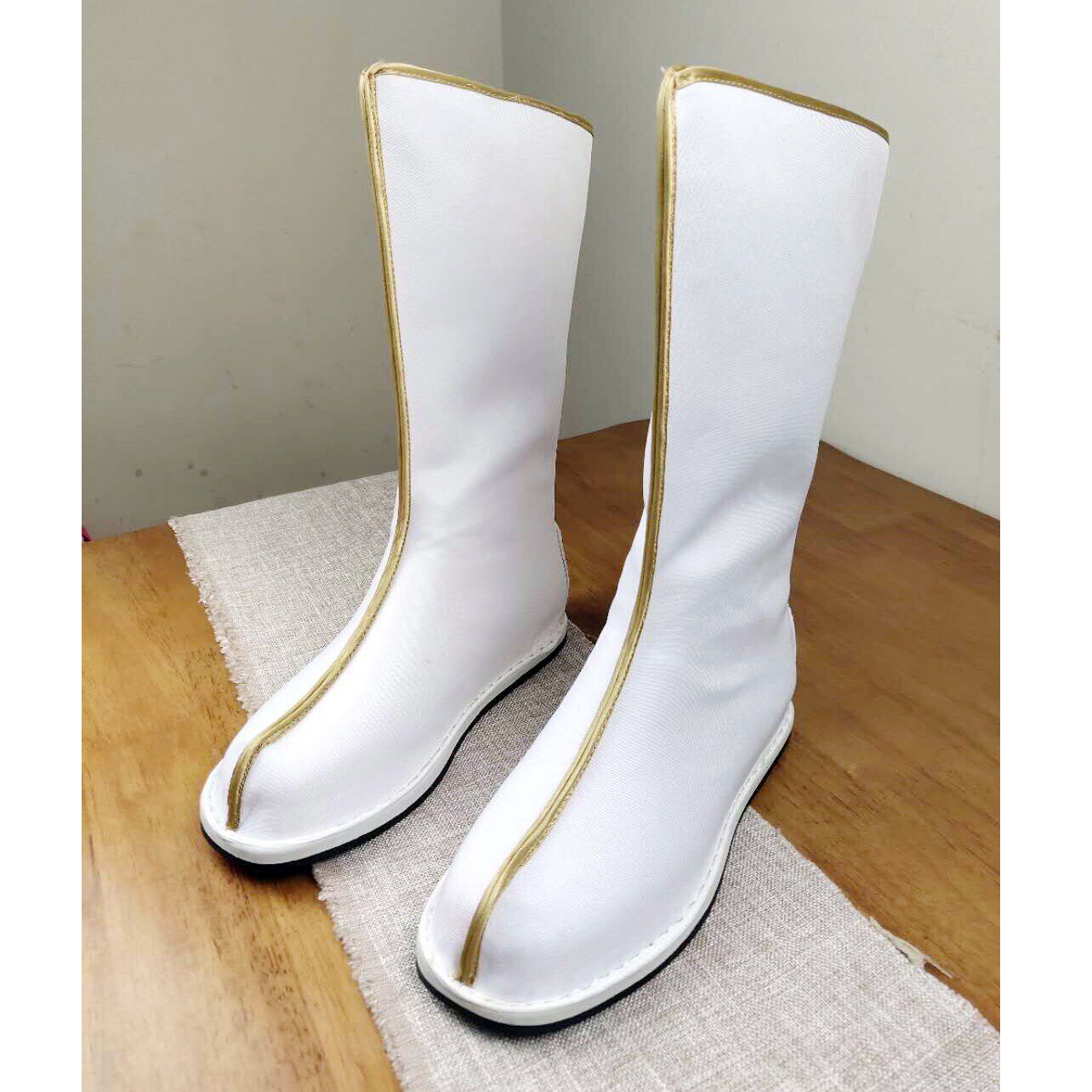 汉服靴子内鞋女古装配靴古风侠客汉靴单鞋影楼拍摄白色皂靴男