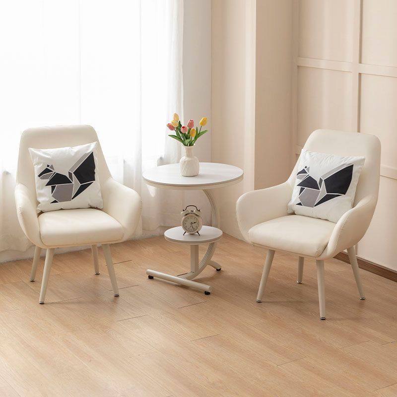 阳台桌椅组合三件套休闲网红奶油风格茶几家用户外一桌二椅小圆桌