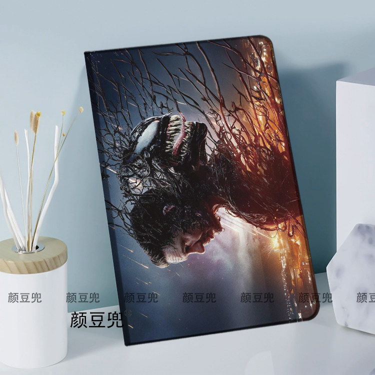 毒液 Venom 漫威 影视周边ipad789 10.2适用10.9 air4/5第十代mini6/7小米7pro保护套