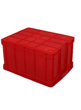 塑料周转箱红色大560外径740*400*号新料养殖箱方箱