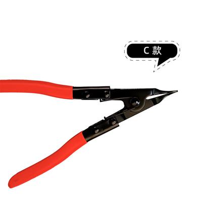 钳平口排气管头部凹陷夹c型夹安装卡簧汽车卡箍钳拆卸工具套