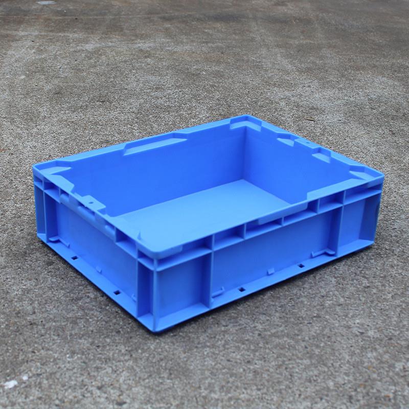 物流运输中转胶框蓝色车间储物零件筐 长方形加厚塑料塑料周转箱
