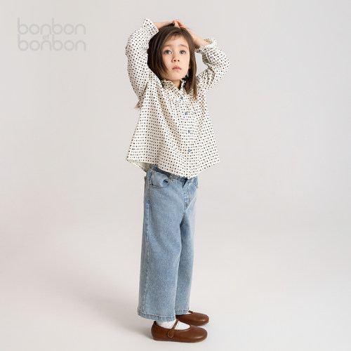 bonbonetbonbon棉复古衬衫百搭