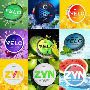 7送1 瑞/典SNUS velo口含袋薄荷水果味zyn snus pablo口含袋戒替