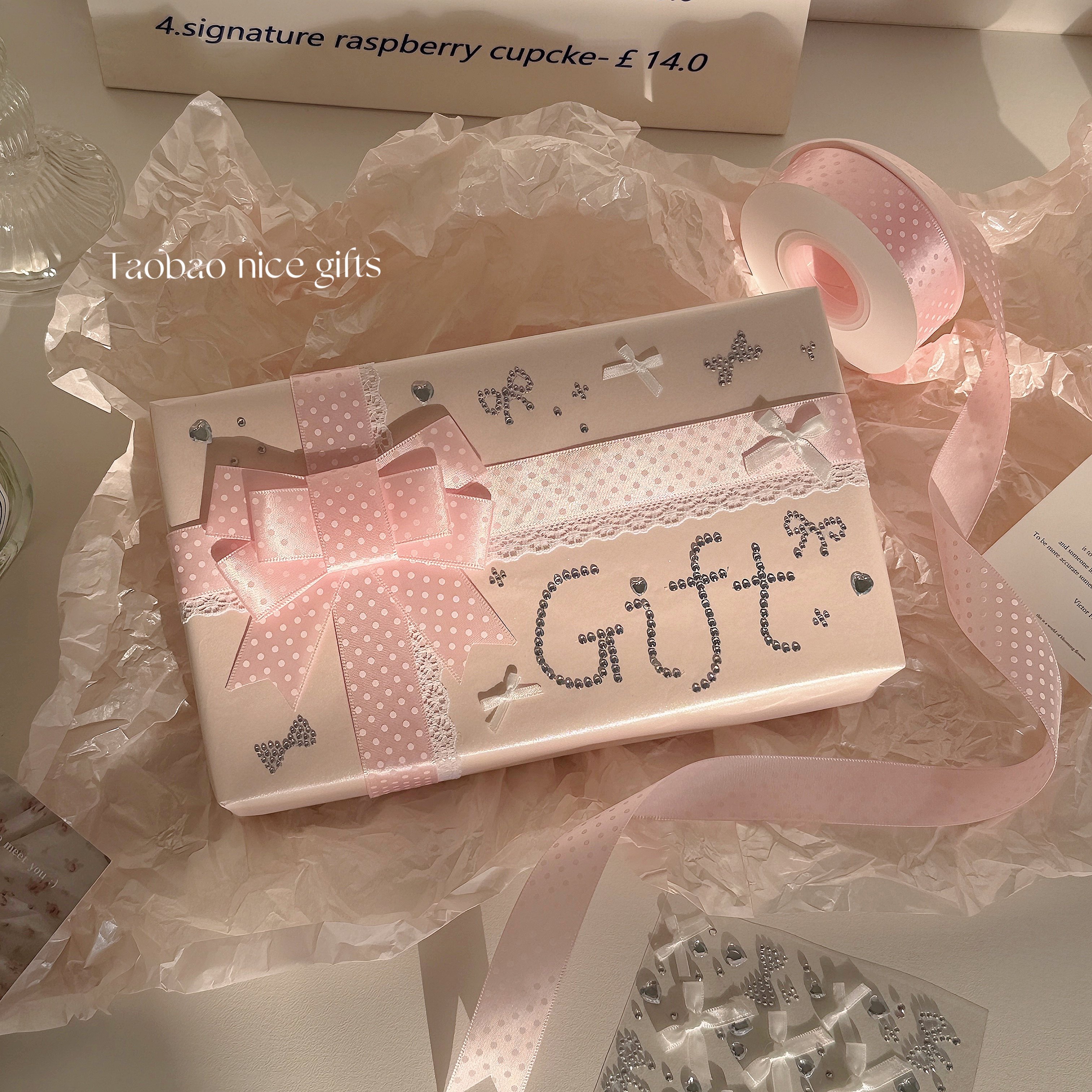 香槟粉~浪漫粉色珠光雪梨纸ins风高颜值生日礼物包装纸创意古早风,鲜花速递/花卉仿真/绿植园艺,花艺包装纸,淘宝优惠券,粉丝福利购,淘宝优惠卷