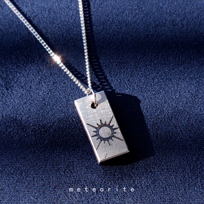 天然铁陨石吊坠太阳系列