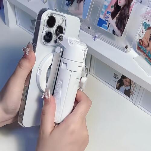 三合一迷你磁吸自拍杆手机拍摄